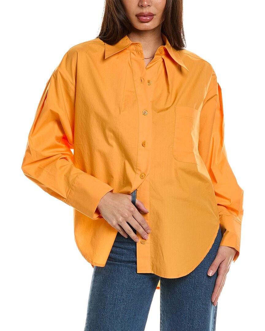 Shop Equipment Sergine Oversized Shirt In Orange