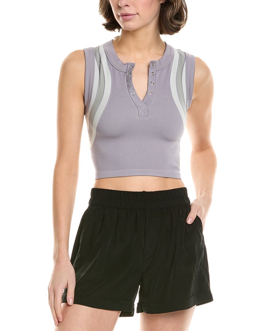 Shop Free People Free Kick Muscle Tank In Purple
