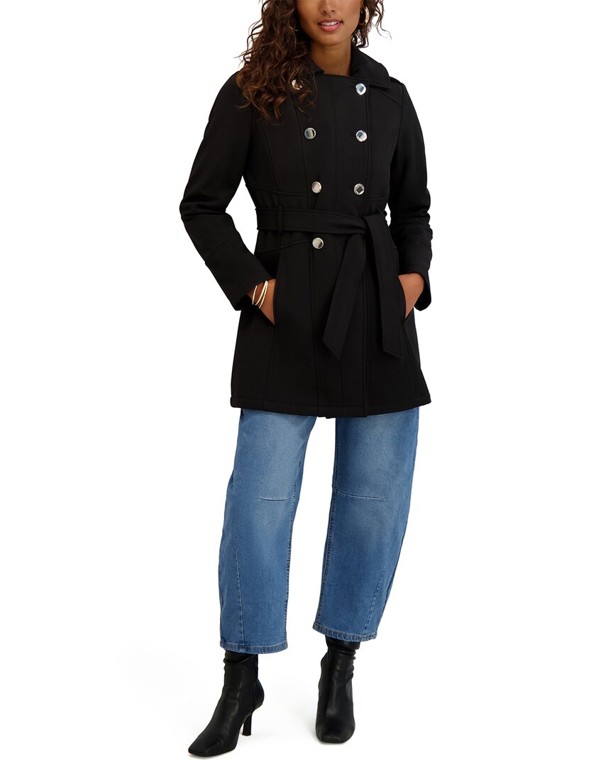 Kensie Softshell Medium Rainwear In Black