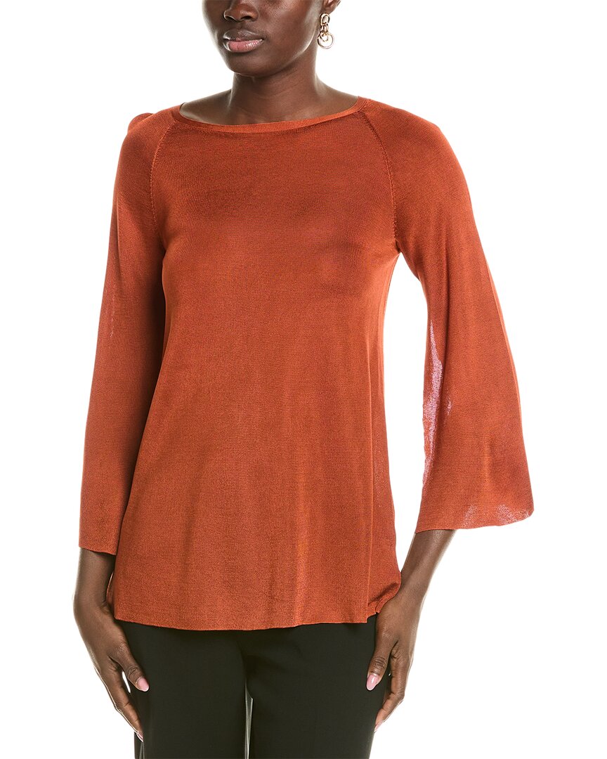 LAFAYETTE 148 LAFAYETTE 148 NEW YORK BI COLOR A-LINE SWEATER