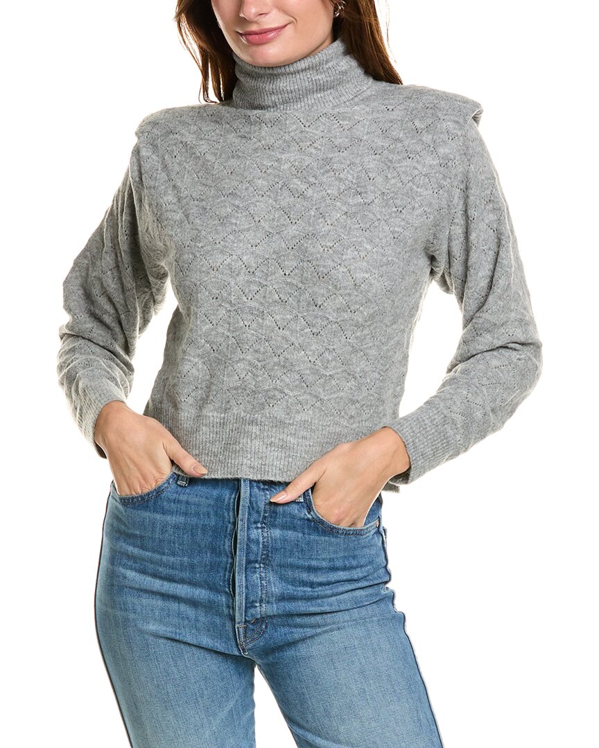 ASTR ASTR THE LABEL TEXTURED TURTLENECK WOOL-BLEND SWEATER