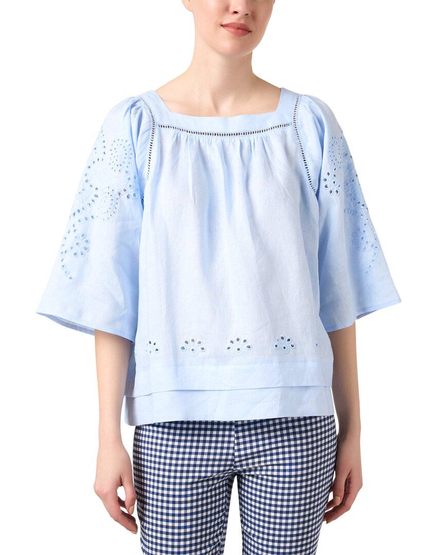 Shop Elliott Lauren Double Trouble Linen Blouse