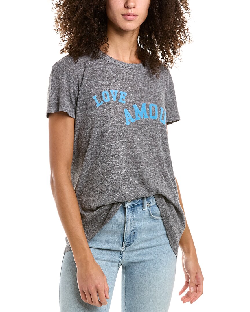 Zadig & Voltaire Walk Chine Love T Shirt discount M Grey