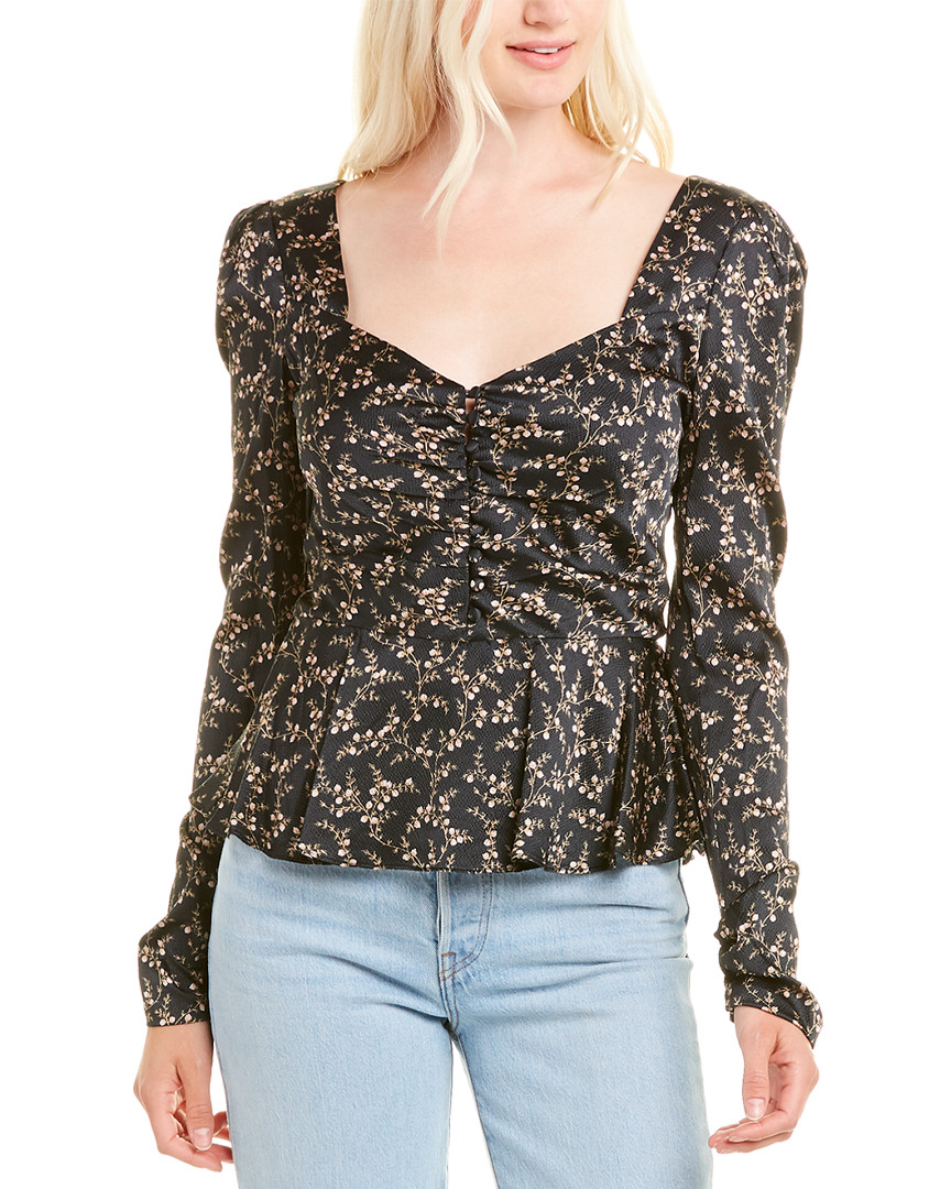 Image of Jonathan Simkhai Ruched Silk-Blend Top
