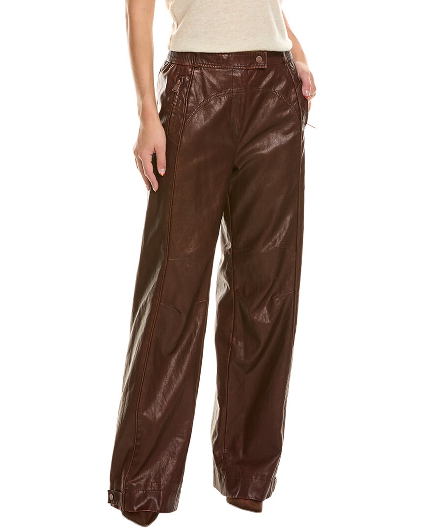 Simkhai Fraiser Straight Leg Cargo Pant In Brown
