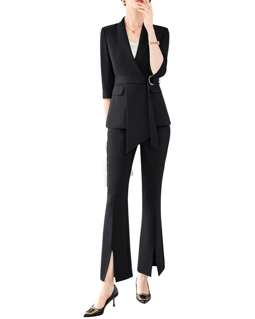 Bossy Chic 2pc Blazer & Pant Set