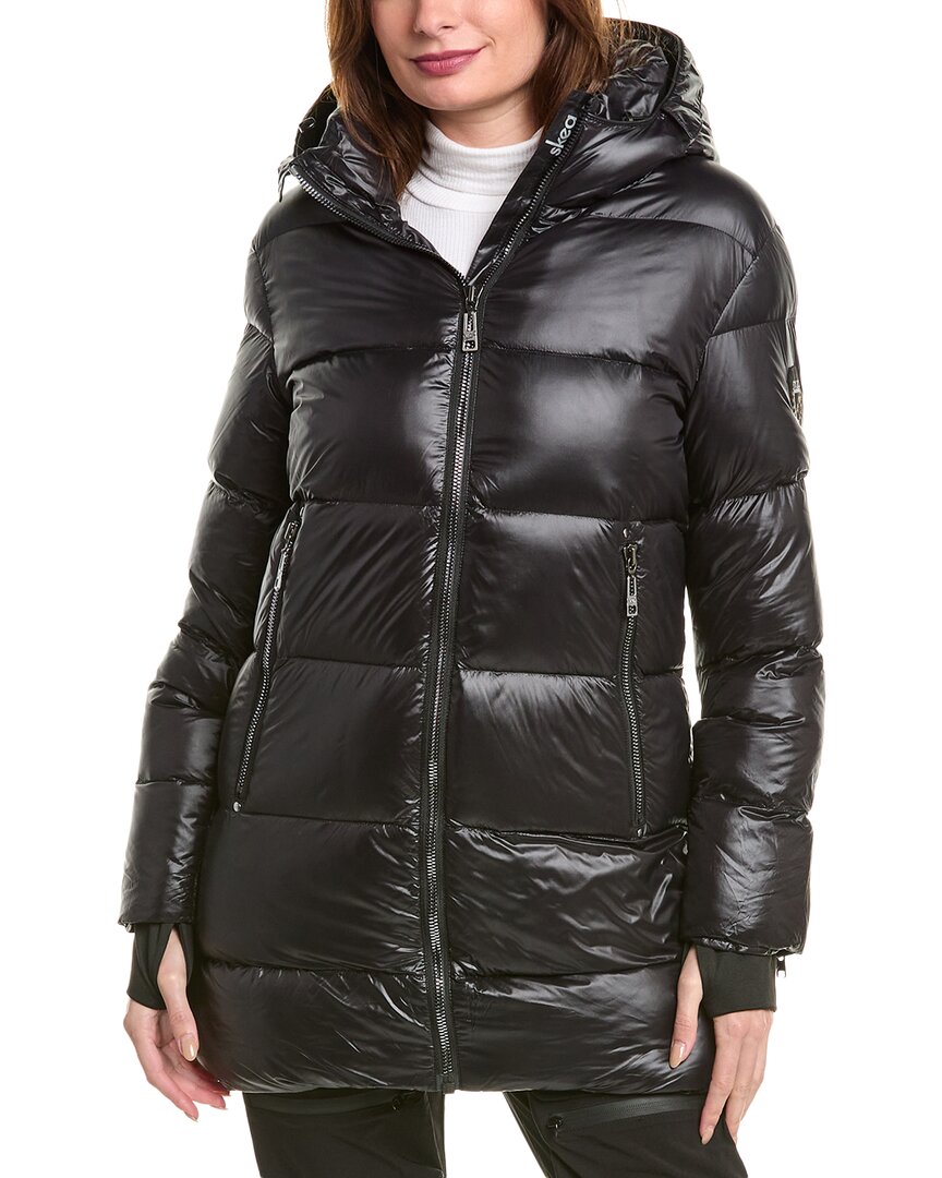 Skea Kelcey Long Coat In Black