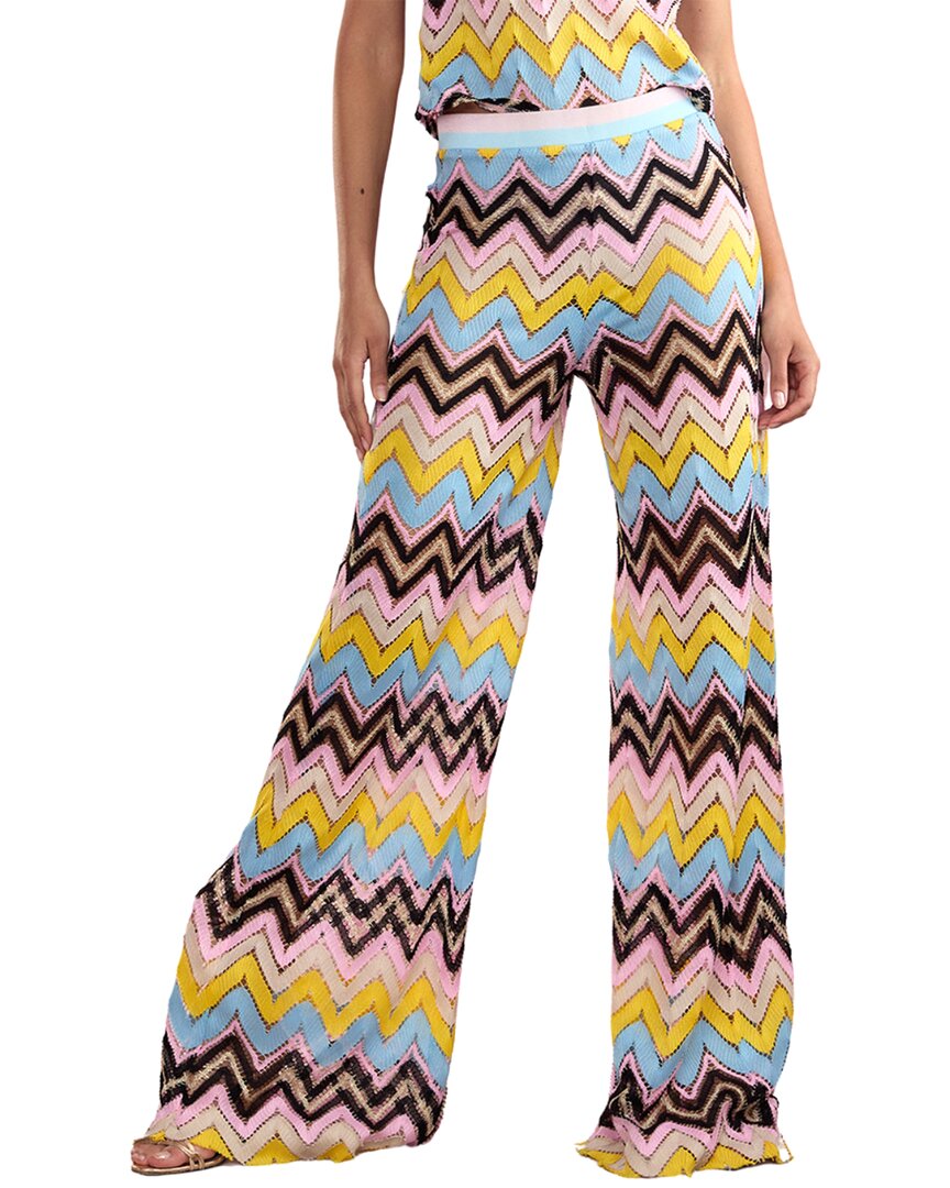 CYNTHIA ROWLEY CYNTHIA ROWLEY ZIGZAG KNIT PANTS