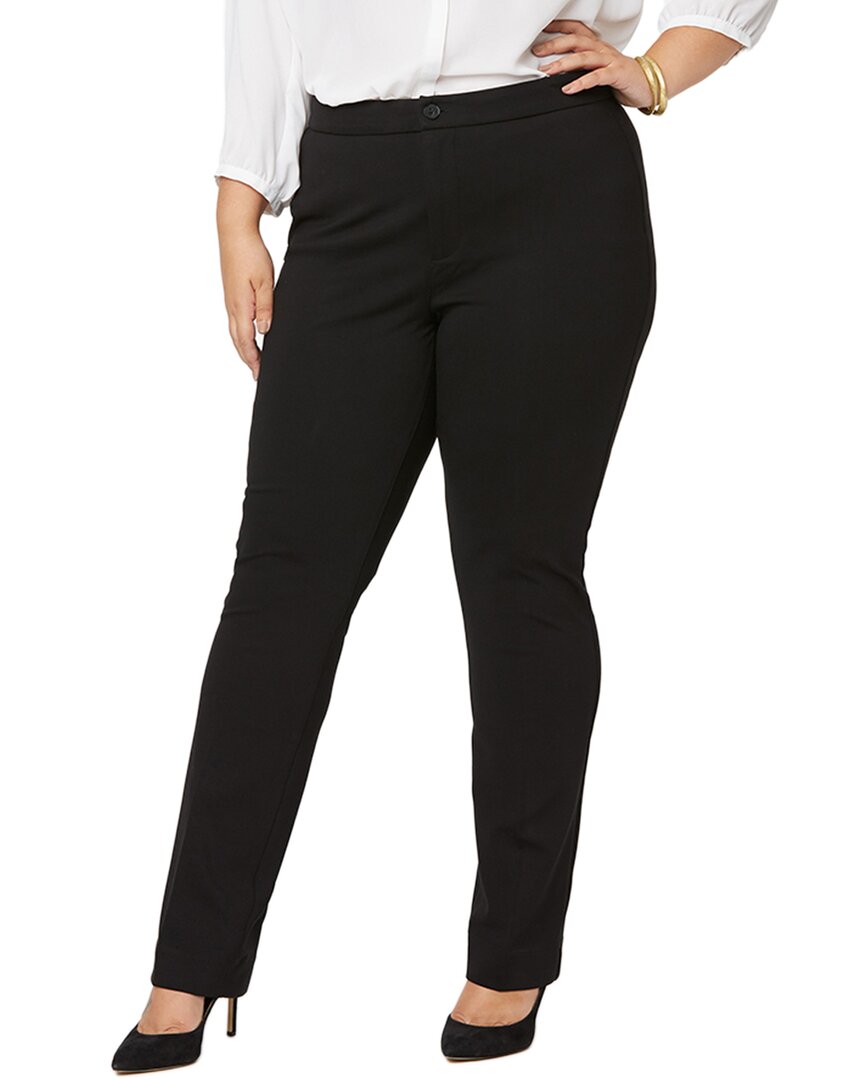 Nydj Womens Zipper Manmade Trouser Pants