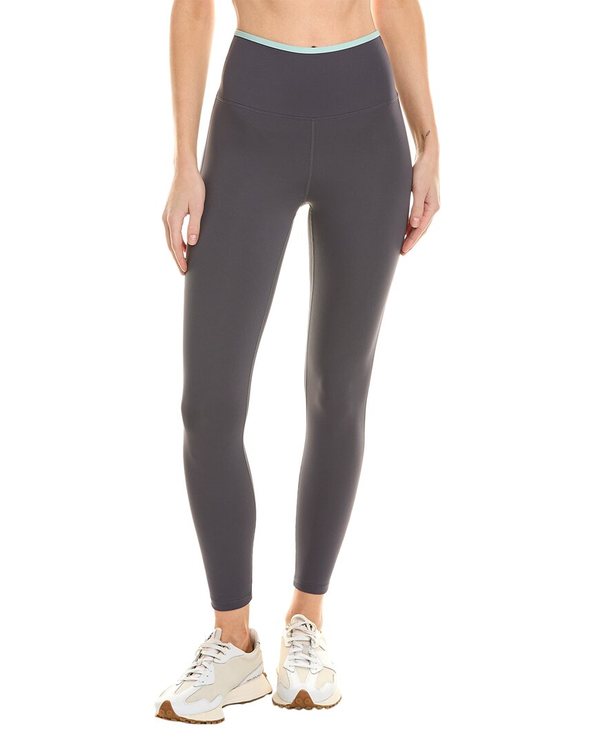 Shop Ivl Collective Contrast Legging In Grey