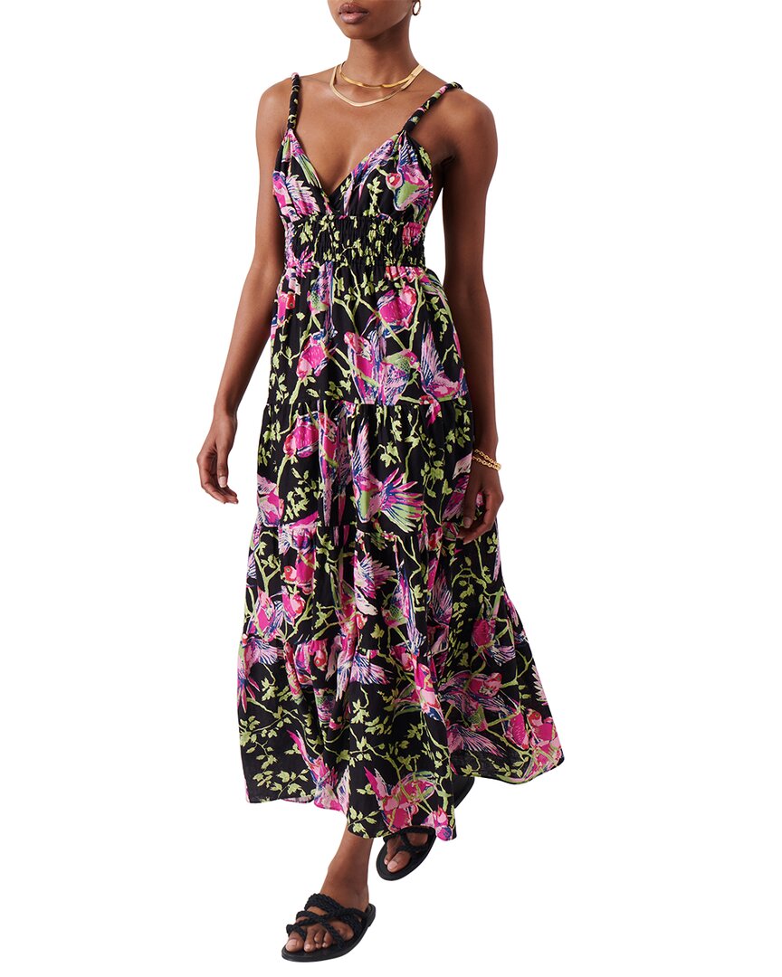 Shop Derek Lam 10 Crosby Cecelia Tiered Linen-blend Maxi Dress