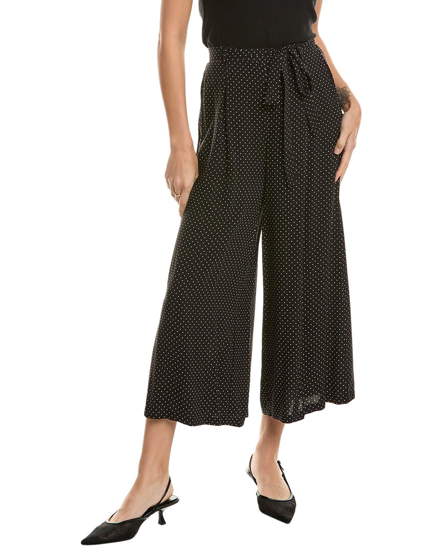 Bobeau Tie Waist Pant In Black