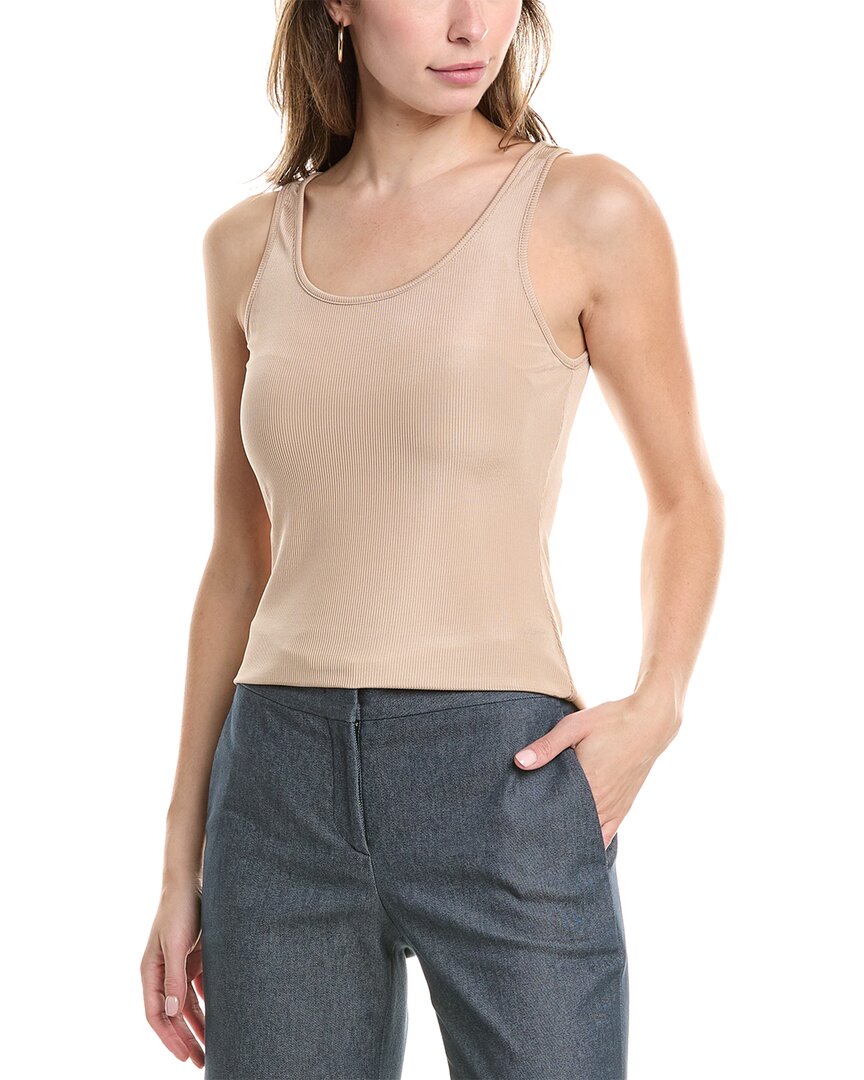 St John St. John Stretch Tank In Beige