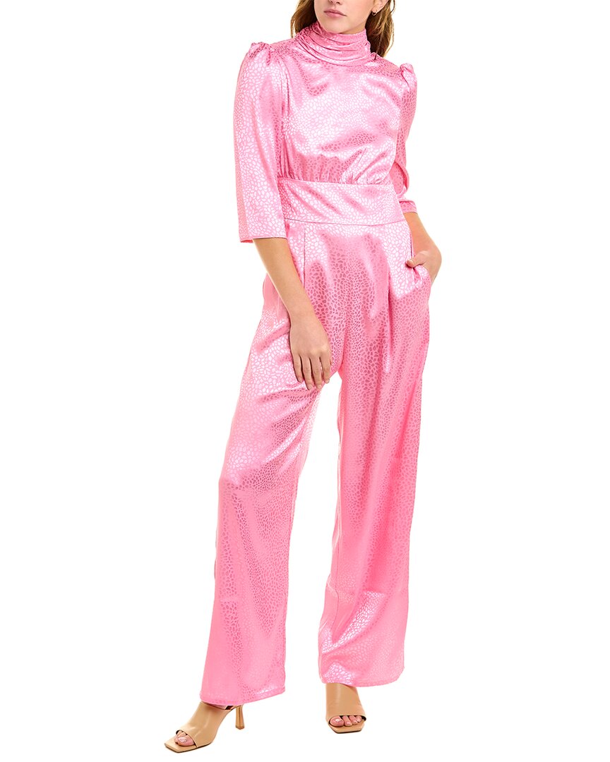 Shop Olivia Rubin Blake Jumpsuit In Pink