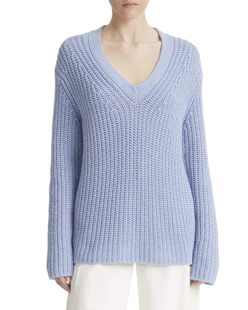 Shop Vince Chunky Shaker Wool & Cashmere-blend Sweater