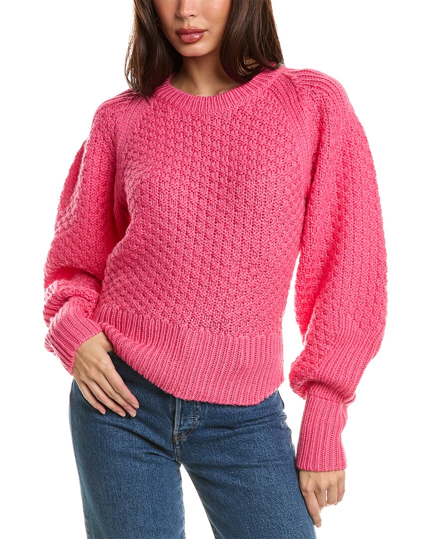 Shop A.l.c . Palmer Wool Sweater In Pink