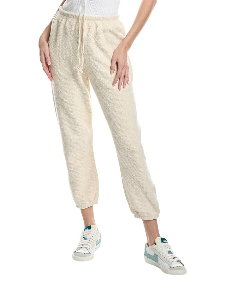 Shop Perfectwhitetee Inside Out Fleece Jogger In White