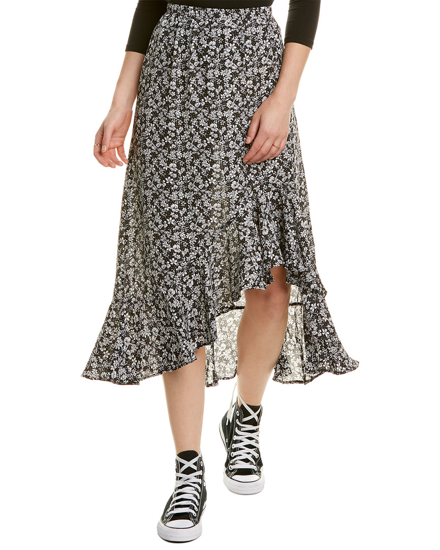 Image of Max Studio Ruffle Midi Skirt