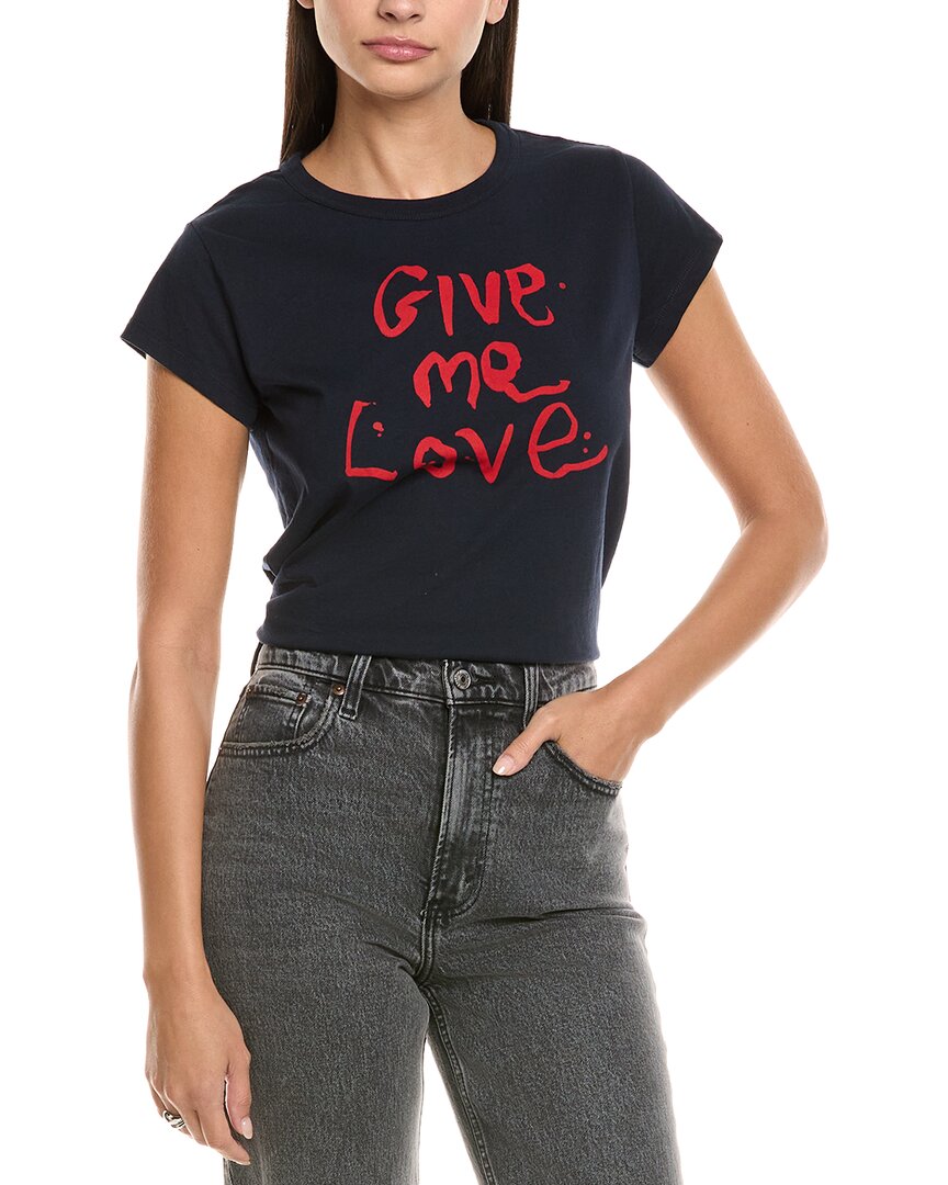 Zadig & Voltaire Give Me Love T-shirt In Blue