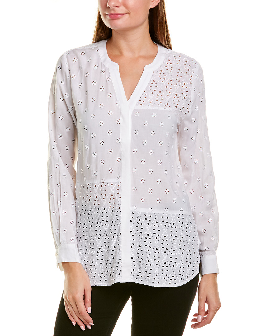 Image of Vince Camuto Eyelet Top
