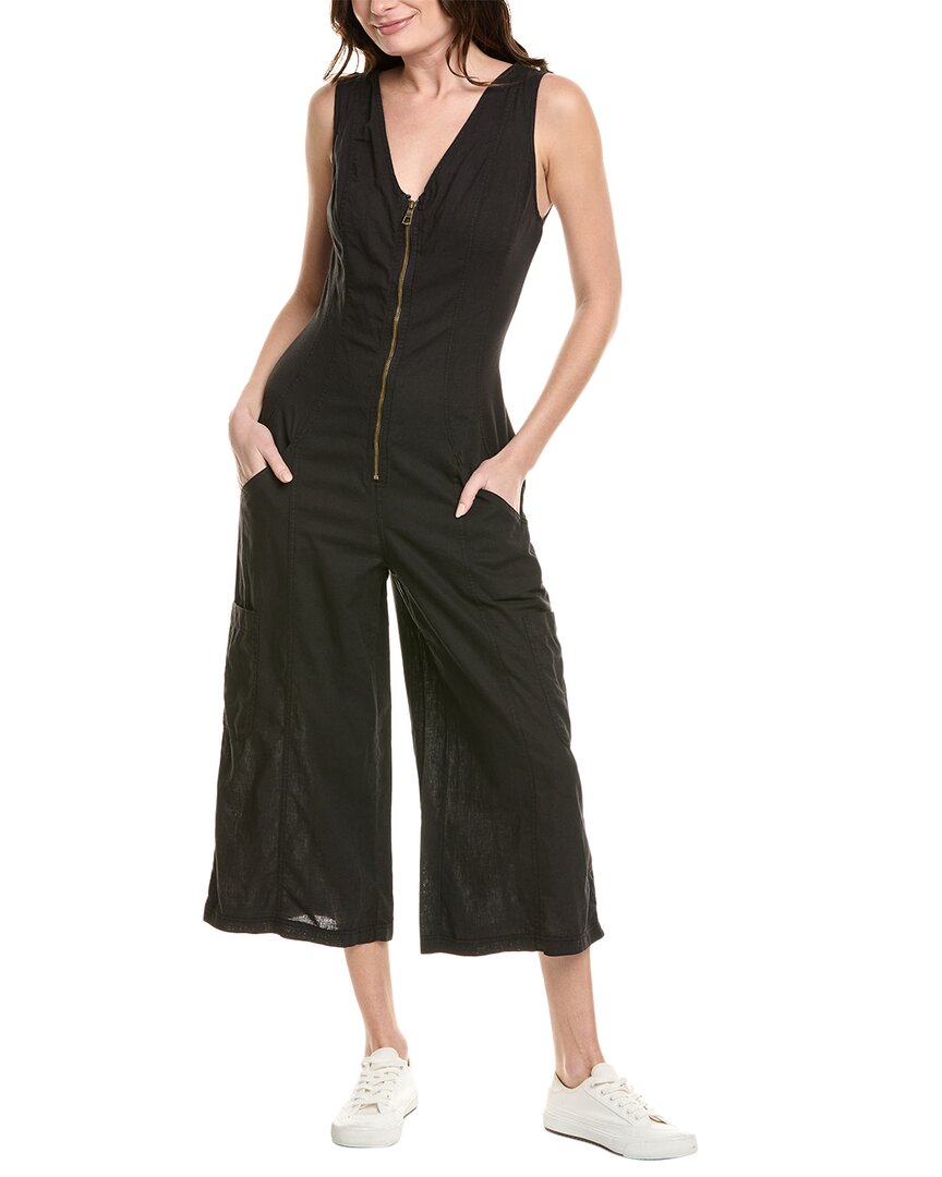 XCVI XCVI NORRIS LINEN-BLEND JUMPSUIT
