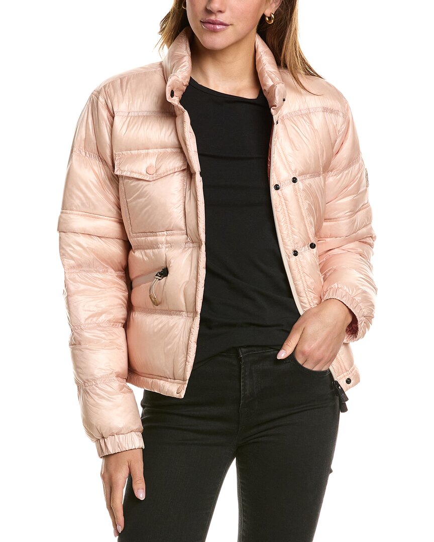 Moncler Quilted High Collar Zippered Pockets Jacket