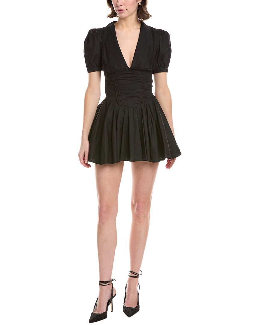 Avantlook Mini Dress In Black