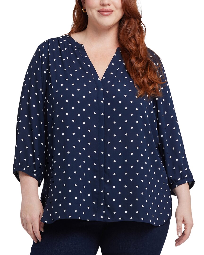 Nydj Semisheer Pintuck Blouse