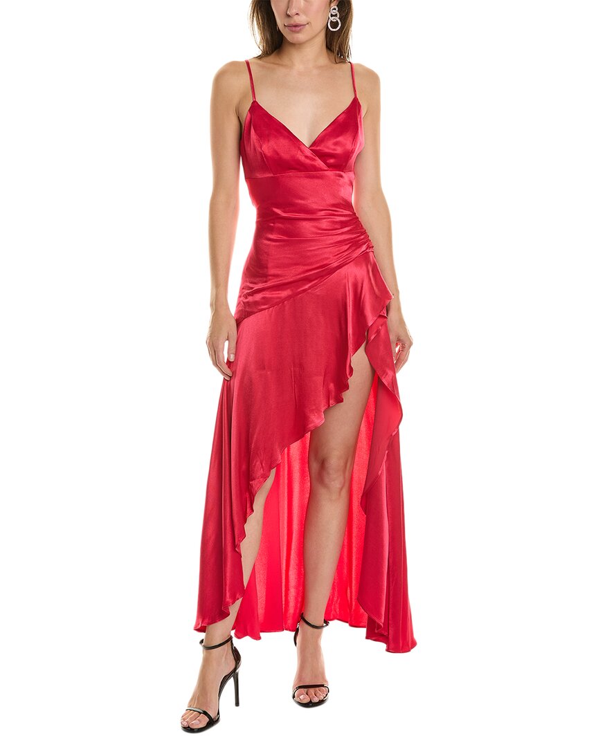 Shop Bardot Sorella Gown Dress In Red