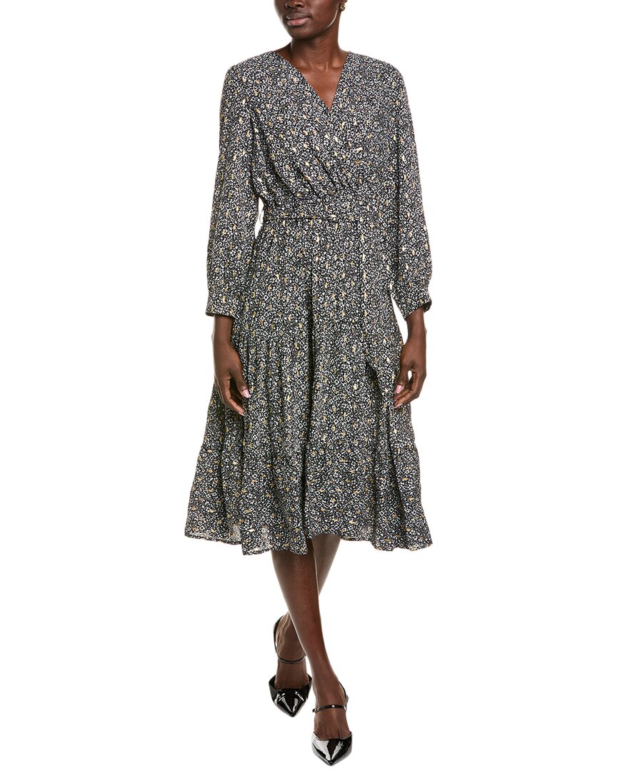 Anna Kay Flore Midi Dress In Navy