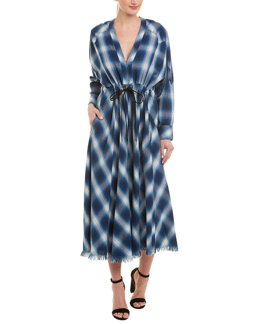 Image of Jonathan Simkhai Drawstring Midi Dress