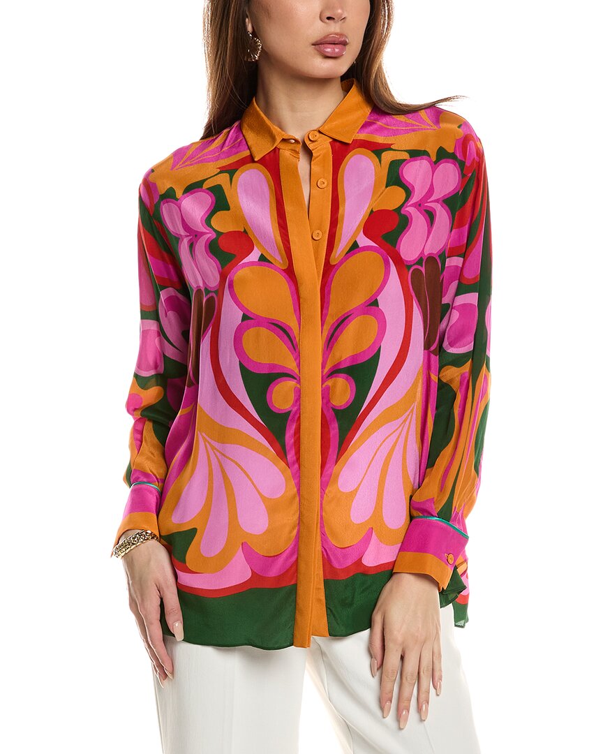 Shop Borgo De Nor Nova Top In Orange