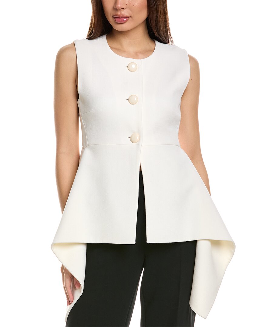 Alexis Vali Wool Sleeveless Blouse In White
