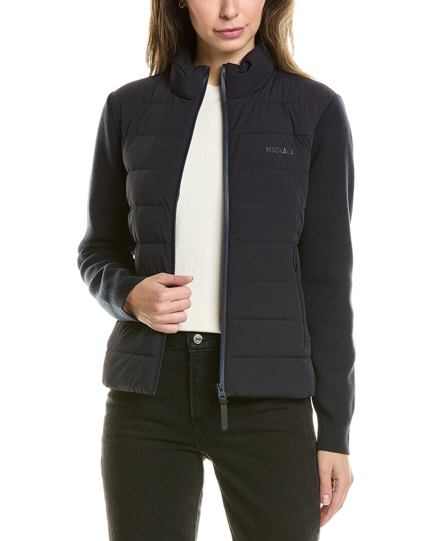 Mackage Short Down Jacket In Navy
