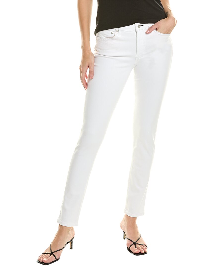 Rag & Bone Cate Mid-rise Skinny Jeans In White