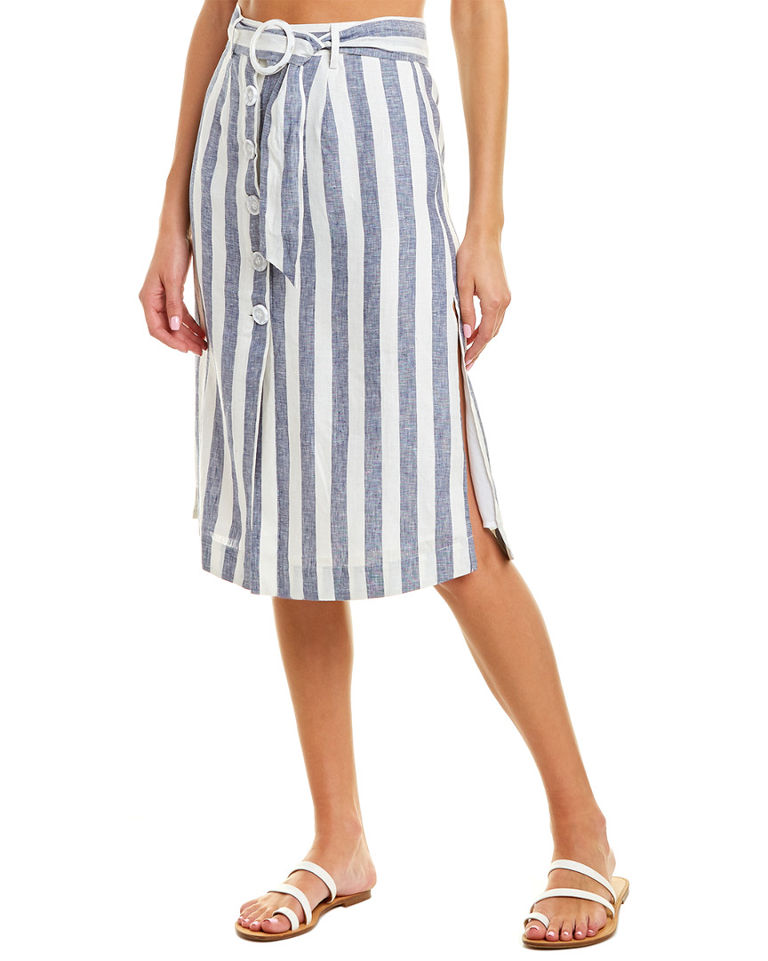 Image of SUBOO Newport Linen Midi Skirt
