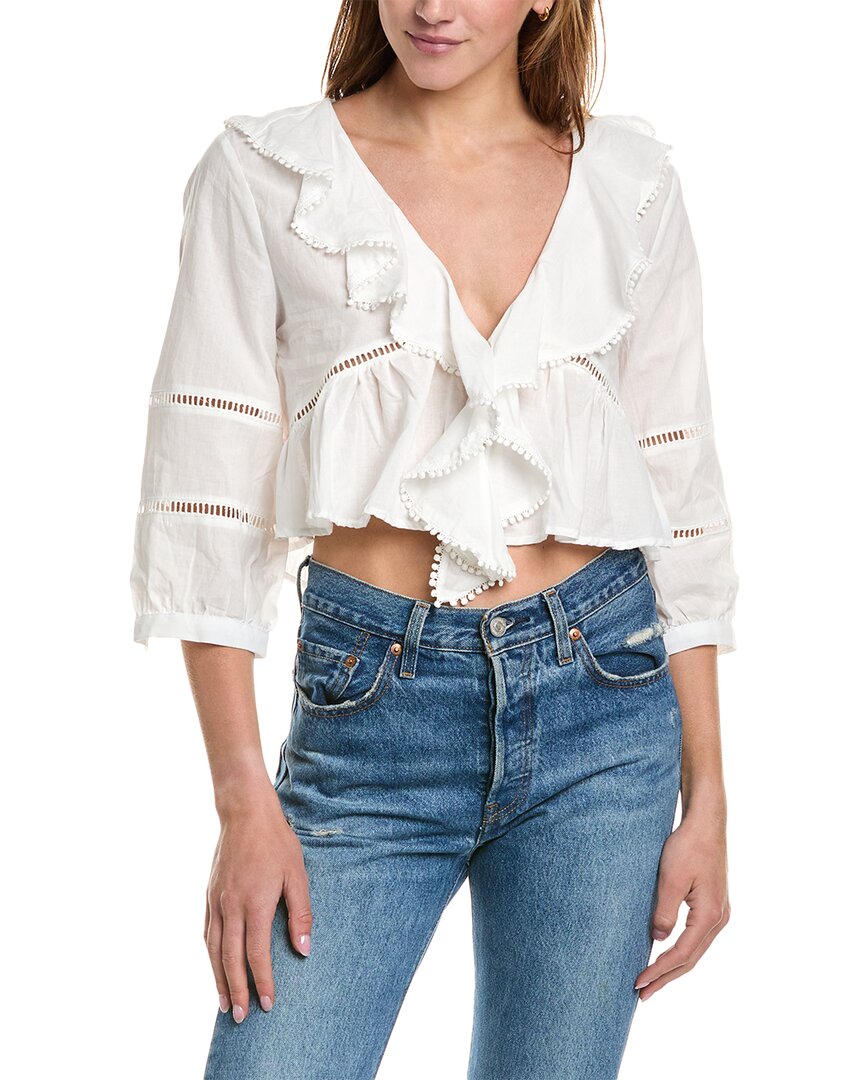 Shop Lyra & Co Blouse In White