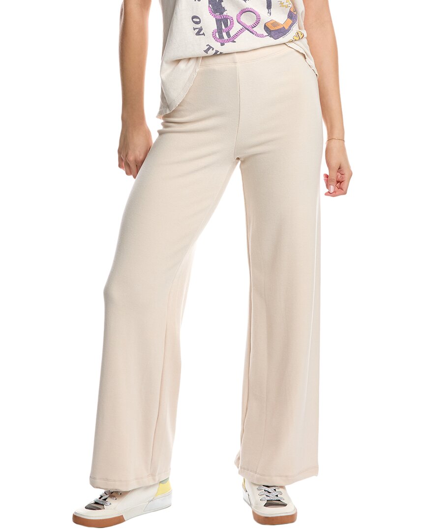 Shop Stateside Wool-blend Flatback Pant In Beige