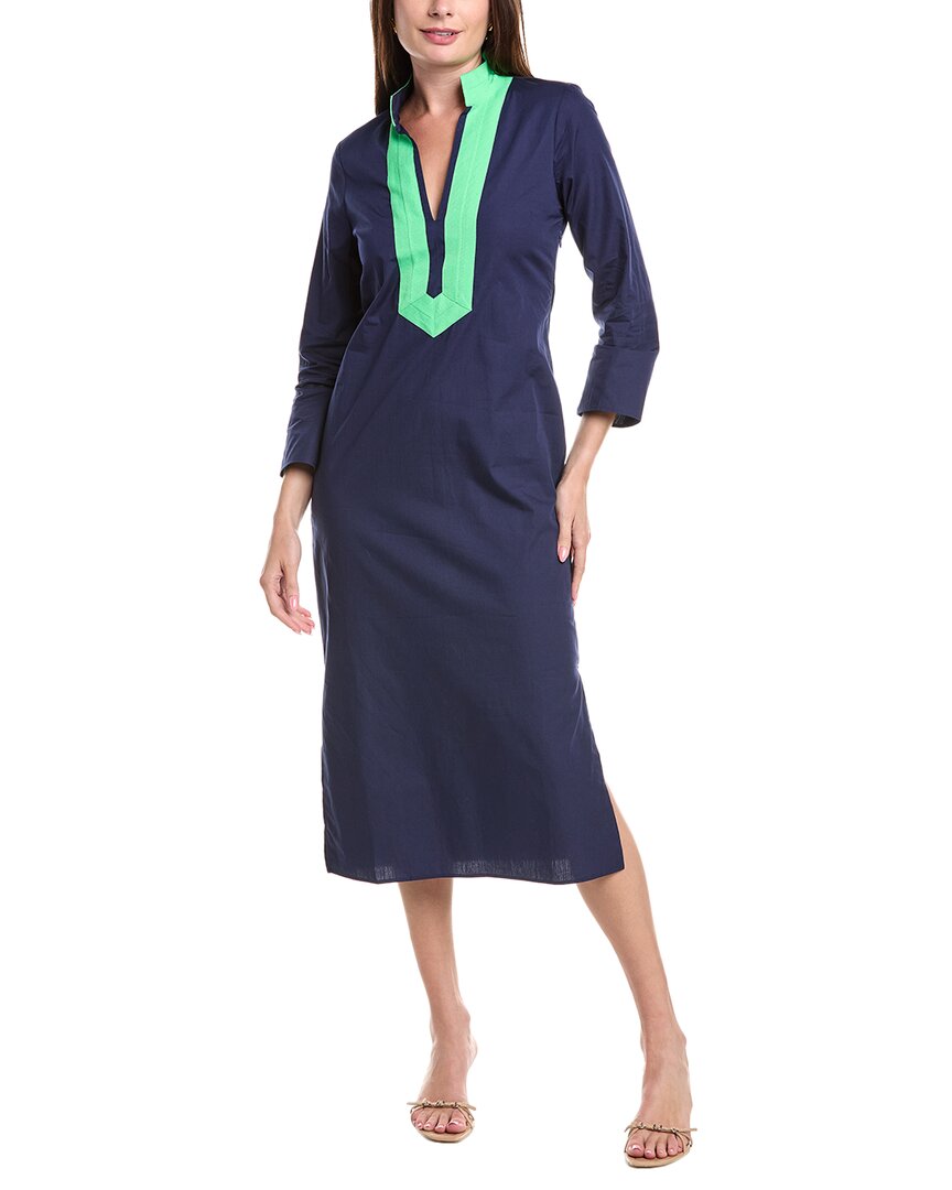 Sail To Sable Midi Dress In Blue