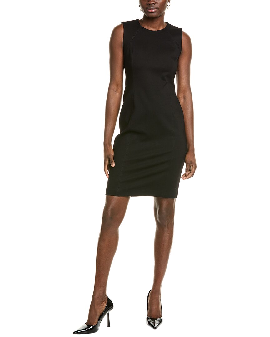 T Tahari Sheath Dress In Black