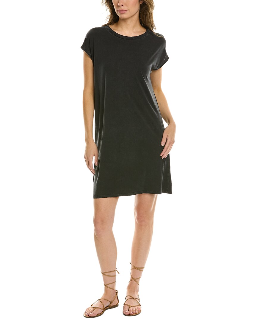 Project Social T Wave Washed Mini Dress In Black