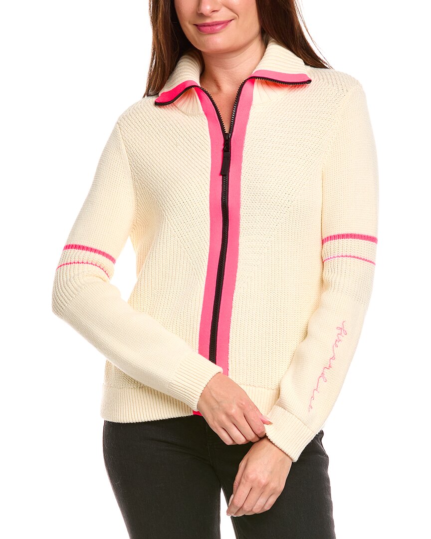 Bogner Iva Wool-blend Cardigan In Pink