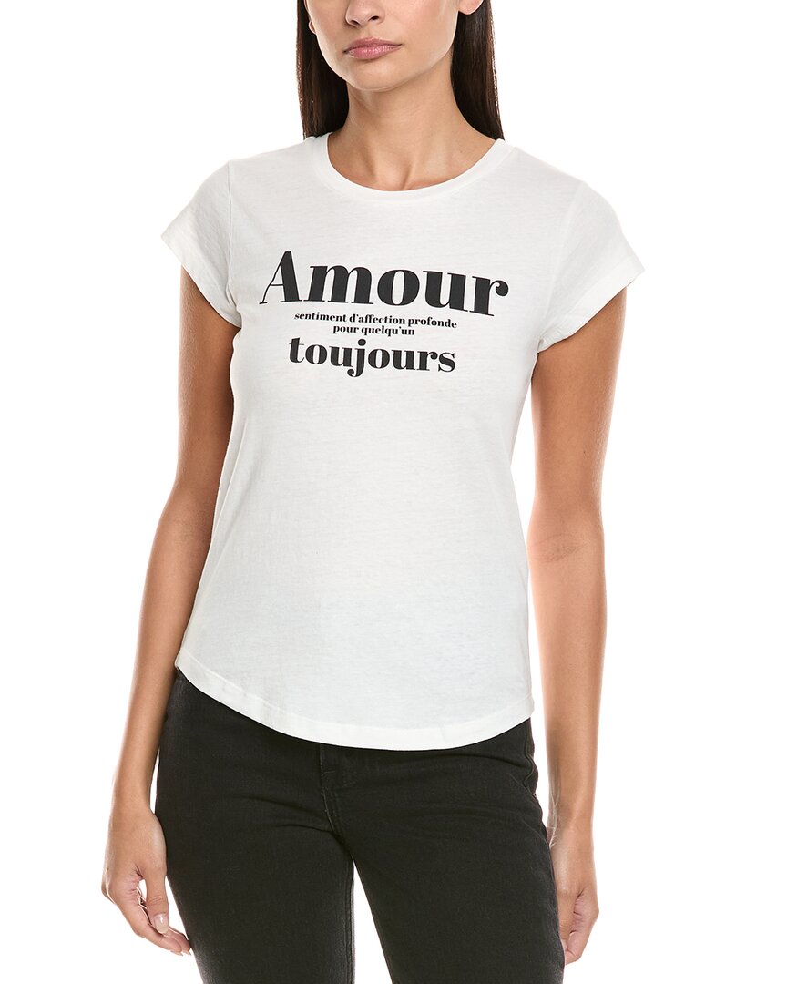 Zadig & Voltaire Amour Toujours Cotton Graphic Tee In White