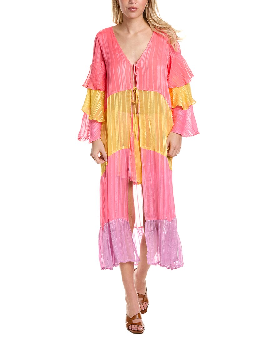 Shop Sundress Ella Kimono In Pink