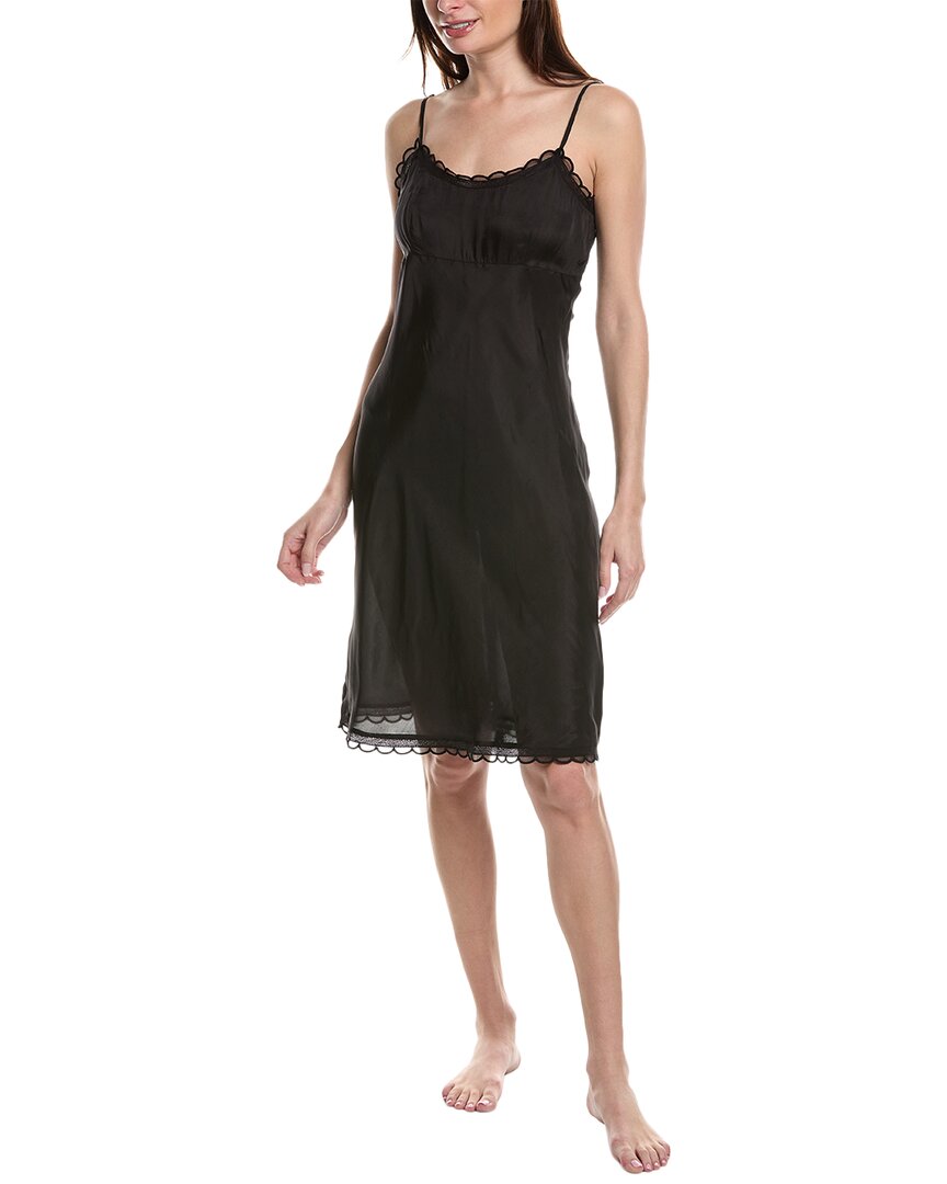 Shop Frances Valentine Slip Dress In Black