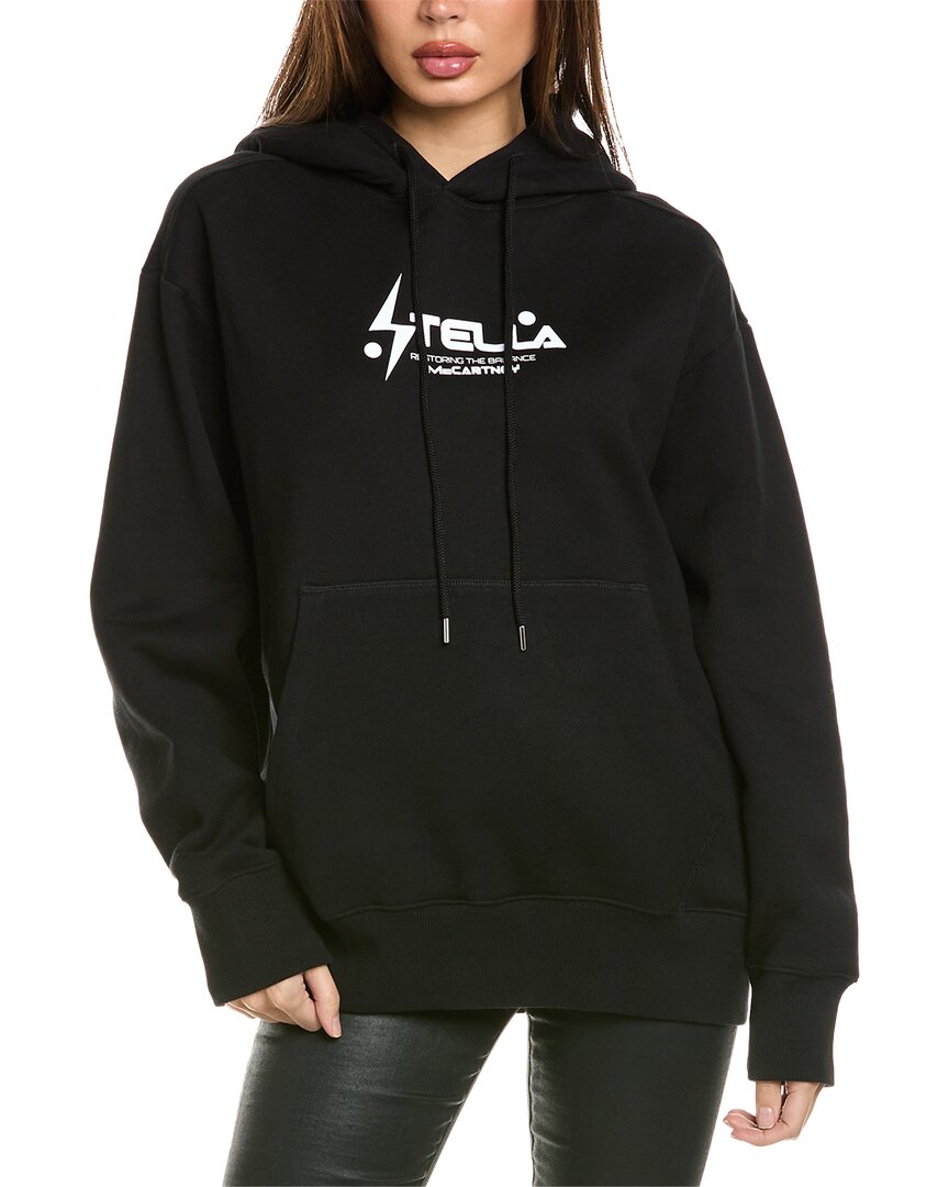 Stella Mccartney Cotton Hoodie In Black