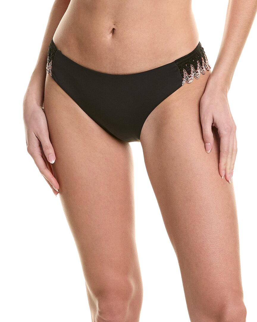 Shop Becca By Rebecca Virtue Layla American Bikini Bottom In Black