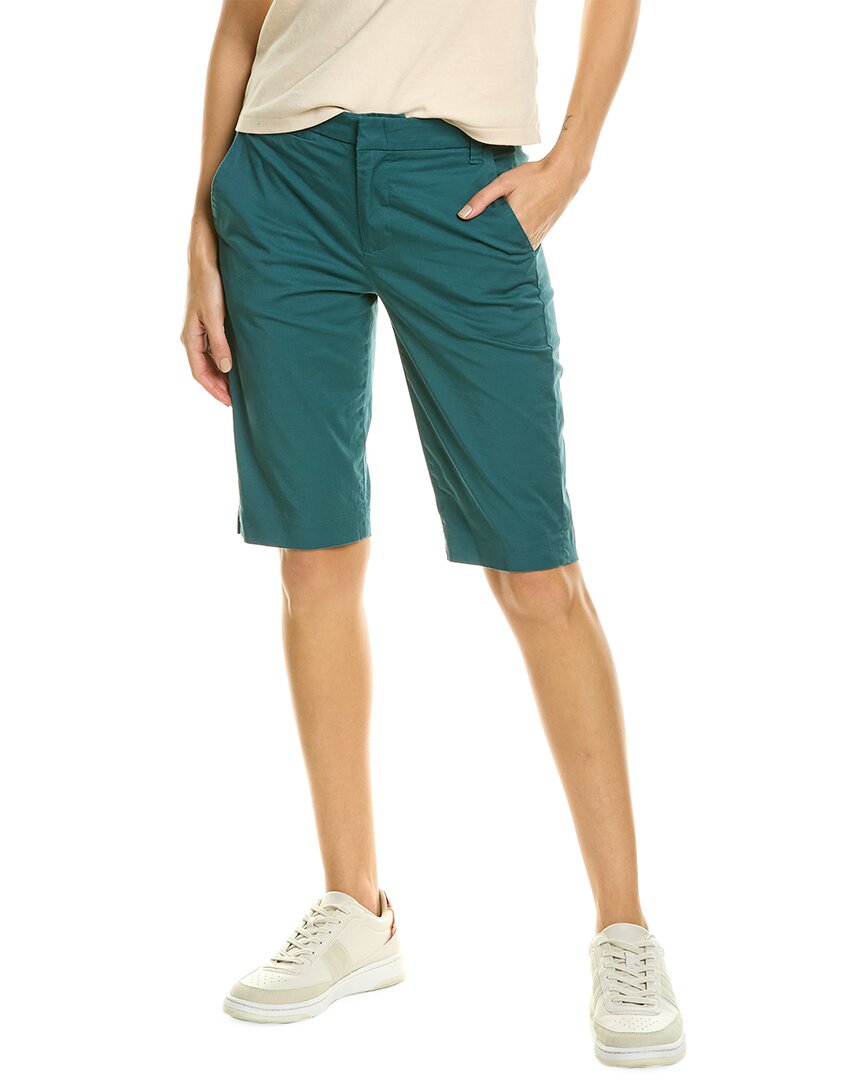 Vince Coin-pocket Cotton Bermuda Shorts In Blue