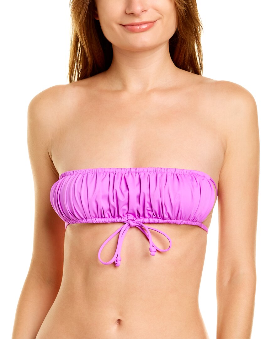 Shop Frankies Bikinis Dreamy Halter Top In Pink