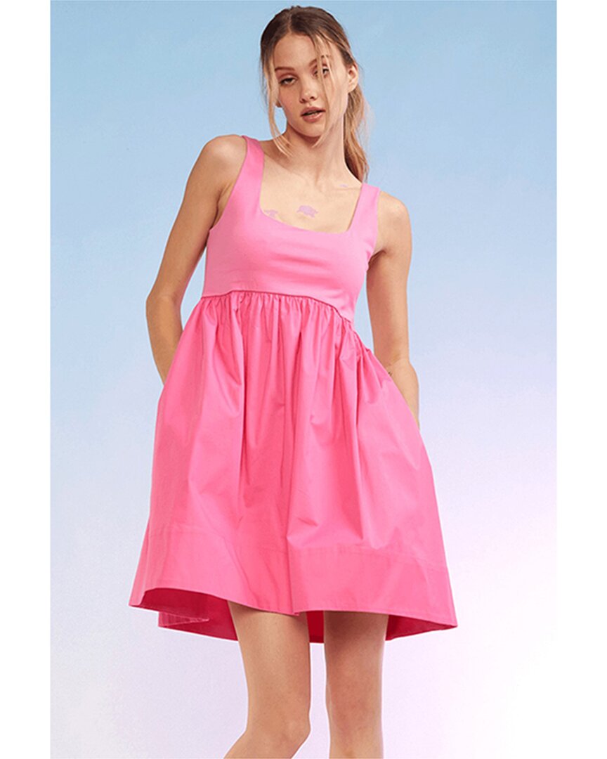 Shop Cynthia Rowley Tank Dress In Pink